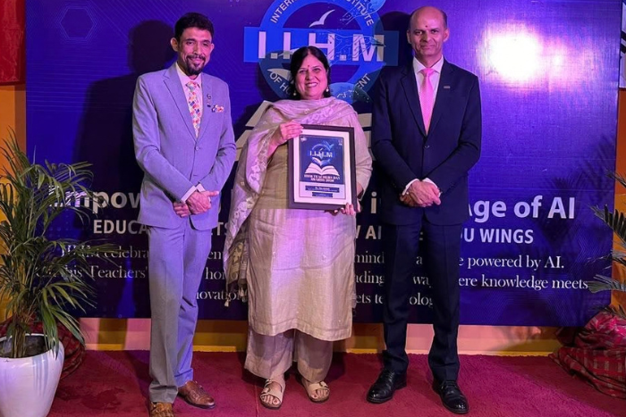 Ms. Ritu Bakshi Felicitated at Teachers’ Day Awards 2026