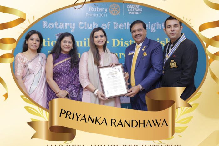 Priyanka Randhawa Receives Nation Builder Award